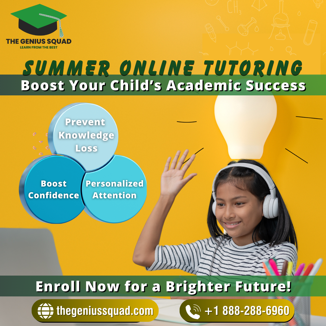 Online Summer Tutoring Benefits